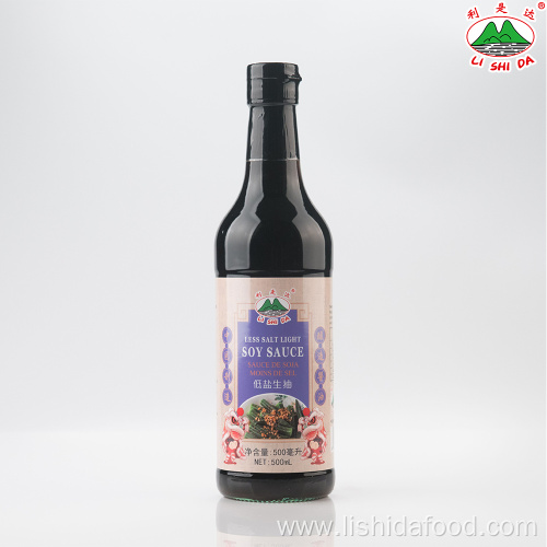 500ml Less Salt Light Soy Sauce